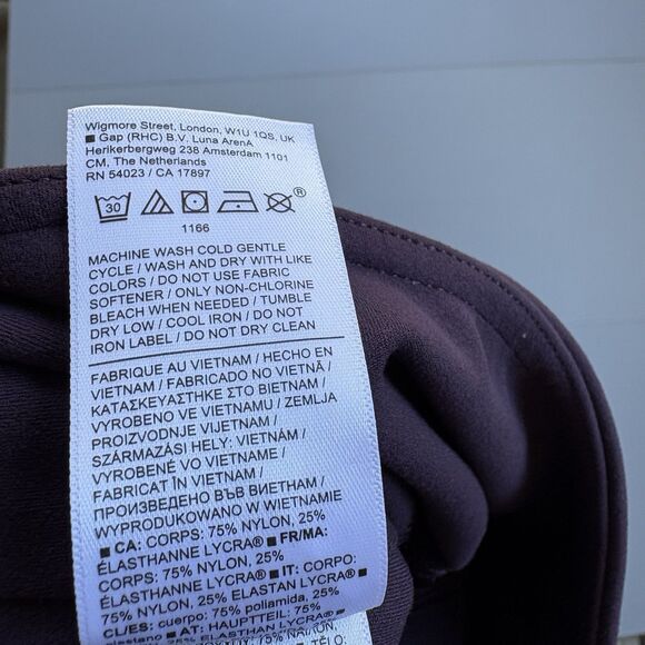 Athleta Elation Wide Leg Pant Size XS Purple High Rise Pull-On Stretch Yoga Soft - Picture 16 of 16